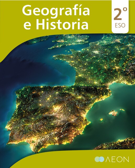 Portada de Geografía e Historia 2.º ESO LOMLOE.