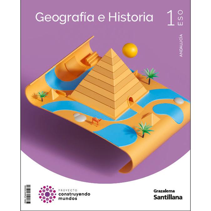 Imagen 0 de GEOGRAFÍA E HISTORIA 1ESO COSTRUYENDO MUNDOS SANTILLANA GRAZALEMA (Tapa blanda)