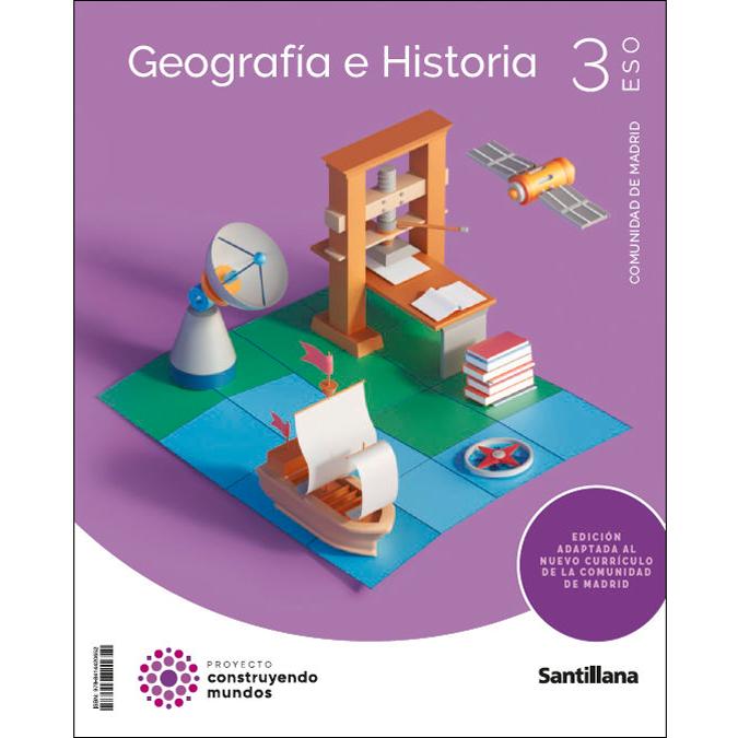 3ESO GEOGRAFIA E HISTORIA MADRID CONSTRUYENDO MUNDOS (Tapa blanda) 1