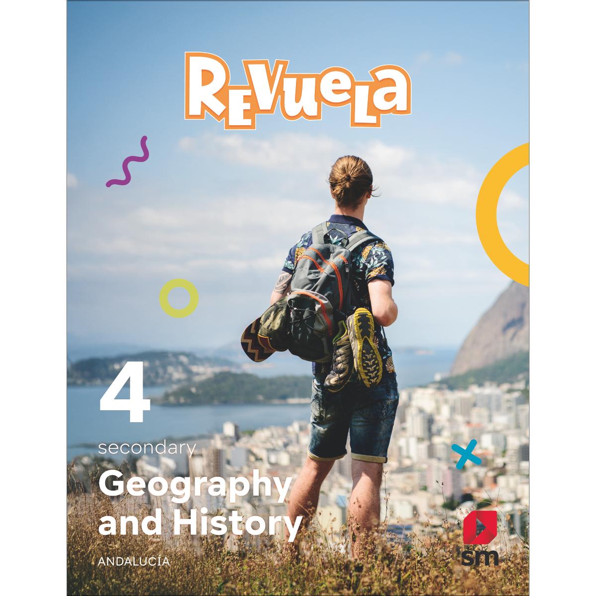 Imagen 0 de Geography and History. 4 Secondary. Revuela. Andalucía (Tapa blanda)