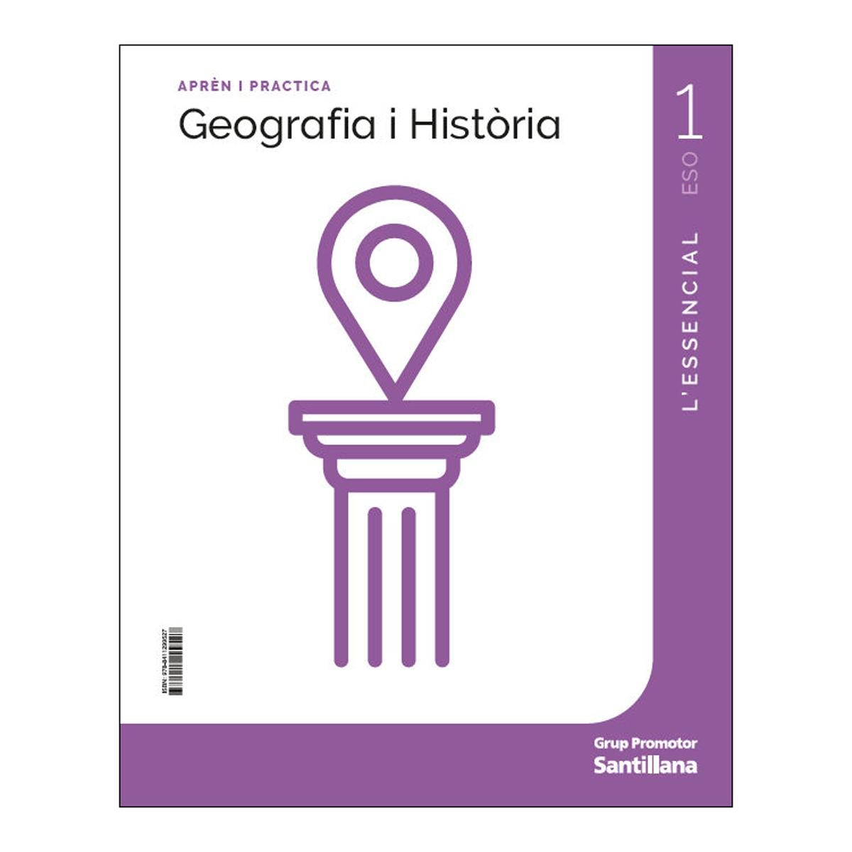Portada de Quaderno Geografia i Història 1 ESO Construint mons Grup Promot.