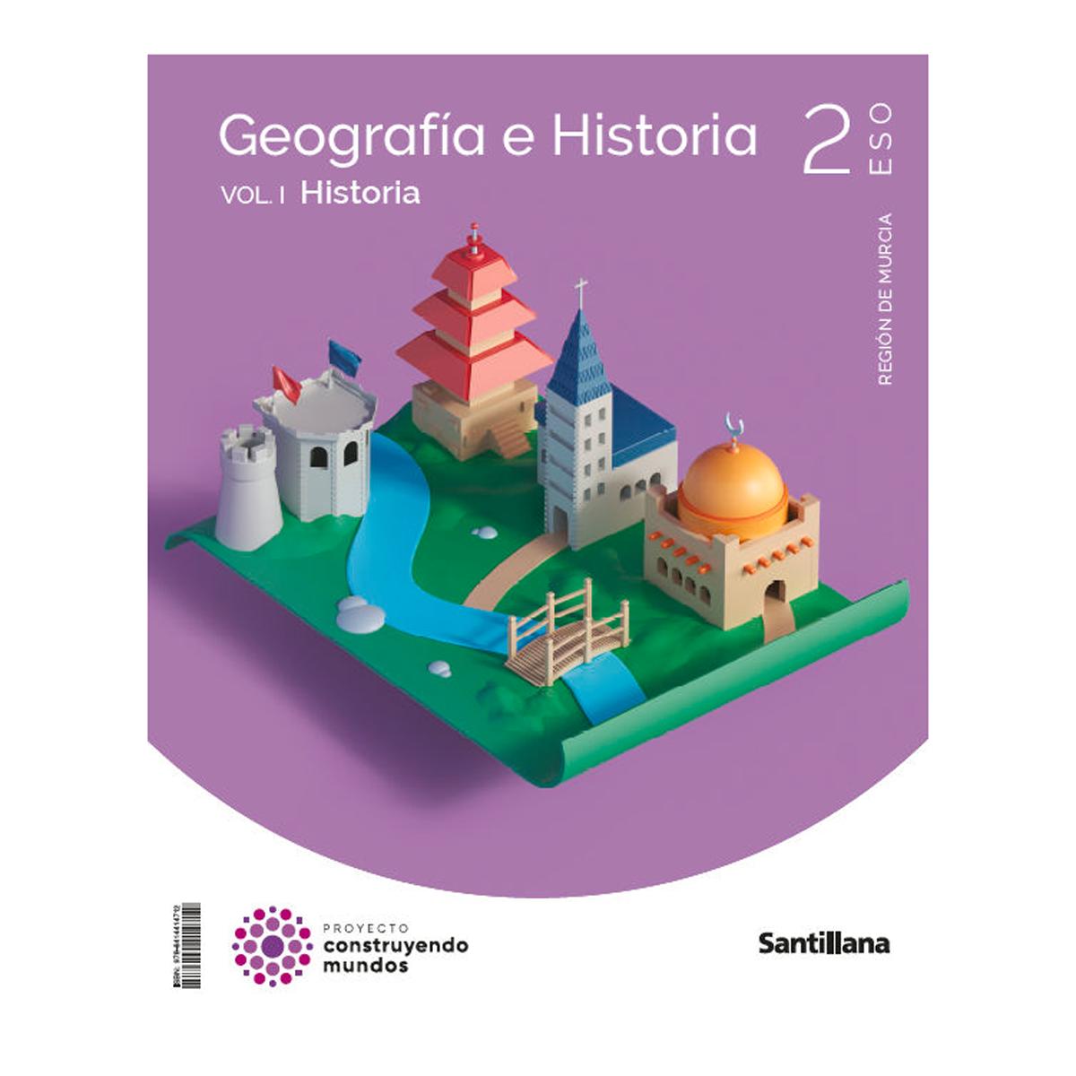 2ESO GEOGRAFIA E HISTORIA MURCIA CONSTRUYENDO MUNDOS (Tapa blanda) 1