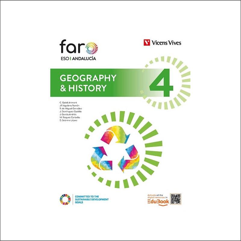 Portada de Geography & History 4. Andalucía (Faro) (Tapa blanda).