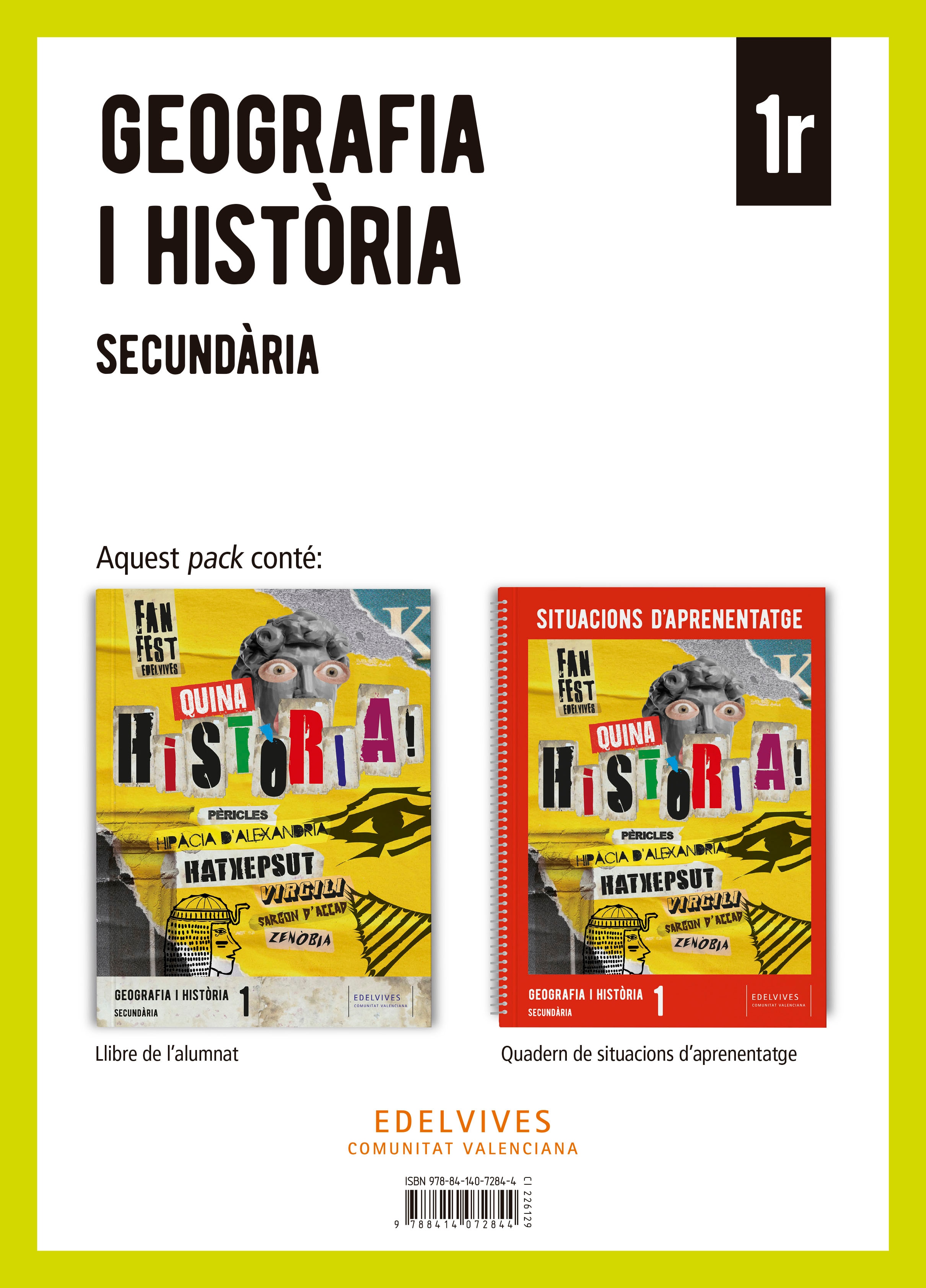 GEOGRAFIA I HISTÒRIA 1R ESO + QUADERN CV