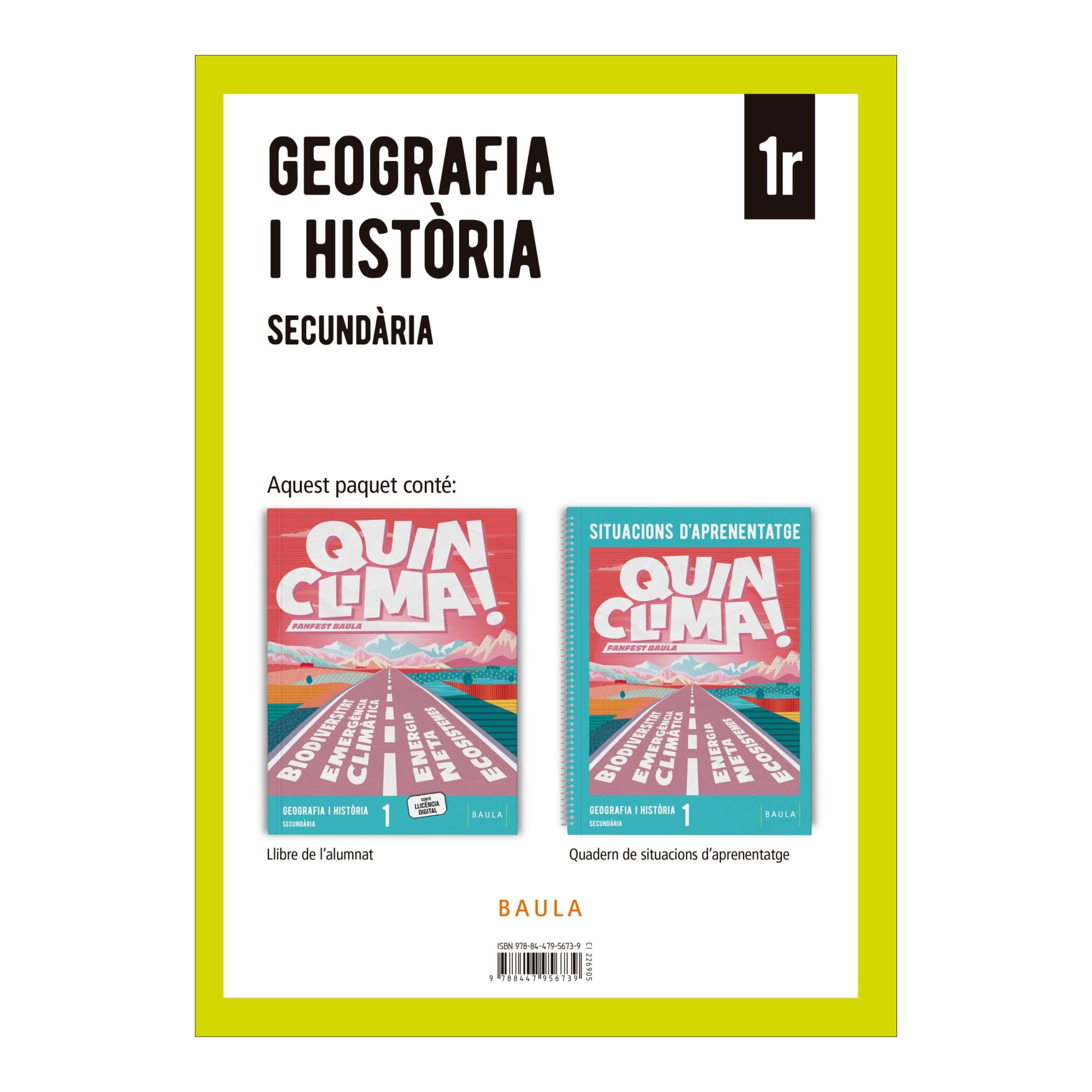 CIÈNCIES SOCIALS: GEOGRAFIA I HISTÒRIA 1 (Tapa blanda) 1
