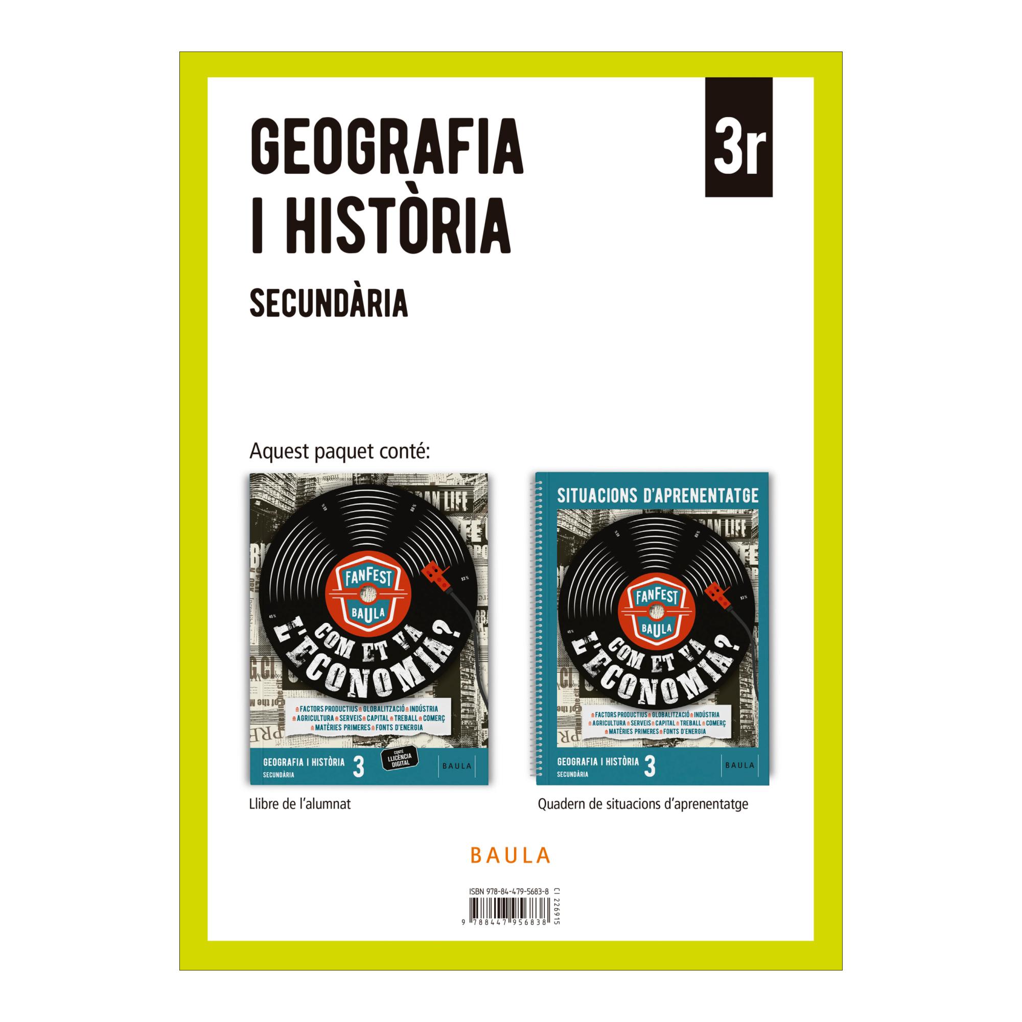 CIÈNCIES SOCIALS: GEOGRAFIA I HISTÒRIA 3 (Tapa blanda) 1