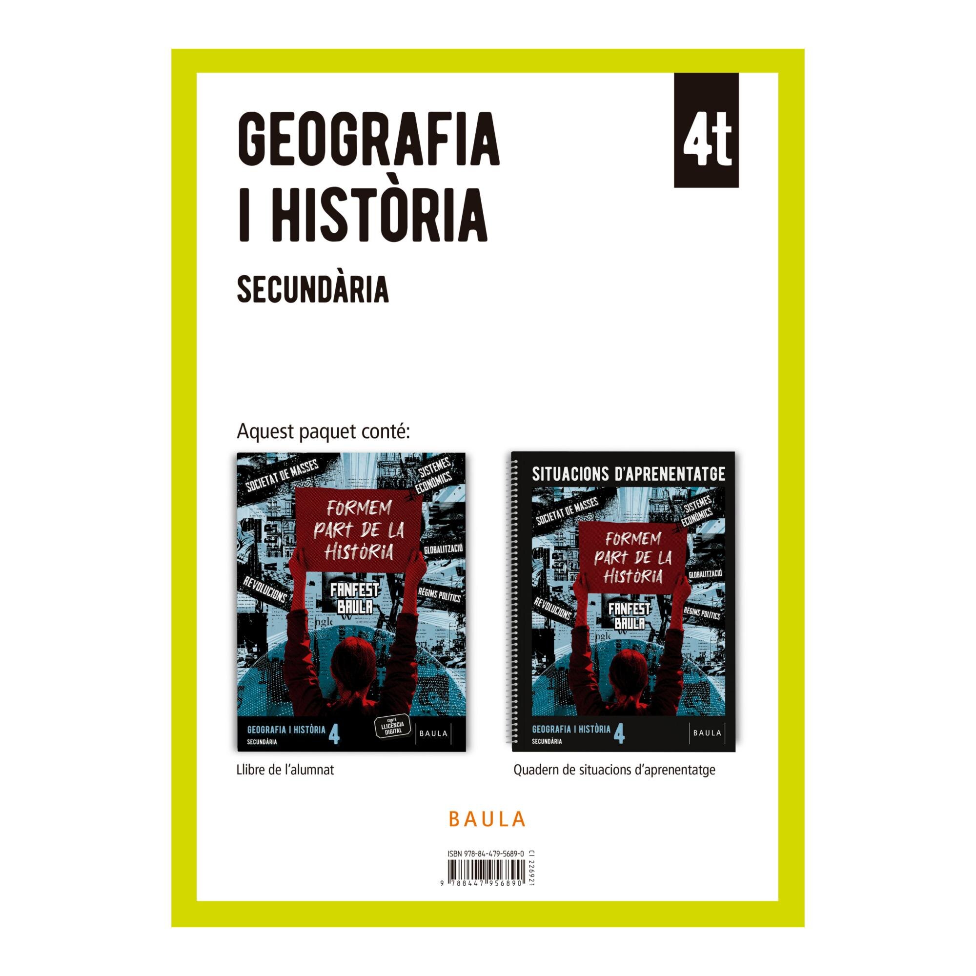 Imagen 0 de CIÈNCIES SOCIALS: GEOGRAFIA I HISTÒRIA 4 (Tapa blanda)