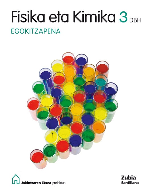 Portada de FISIKA ETA KIMIKA 3 DBH EGOKITZAPENA JAKINTZAREN ETXEA.