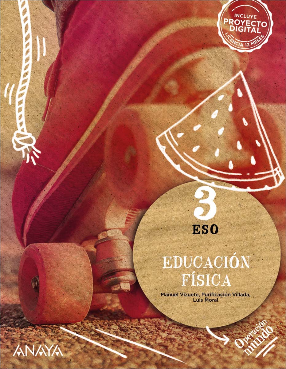 Portada de Educación Física 3. (Tapa blanda).