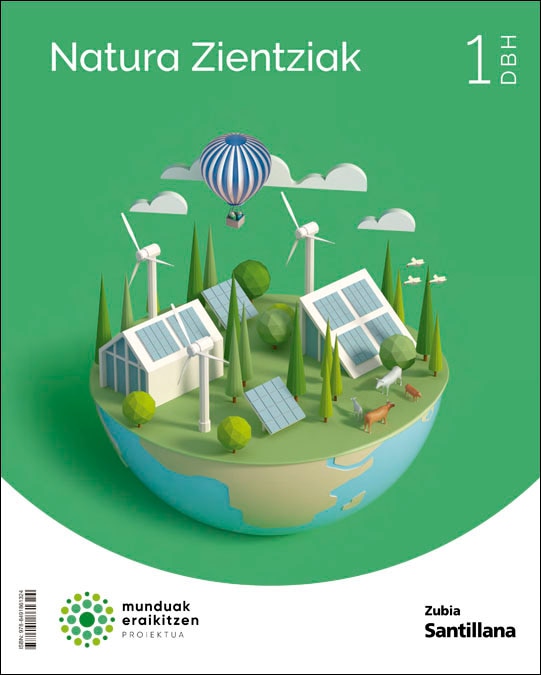 Portada de NATURA ZIENTZIAK 1 DBH MUNDUAK ERAIKINTZEN (Tapa blanda).