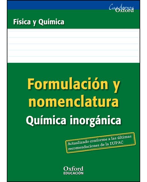 Formulación y Nomenclatura Química Inorgánica ESO/Bachillerato 1