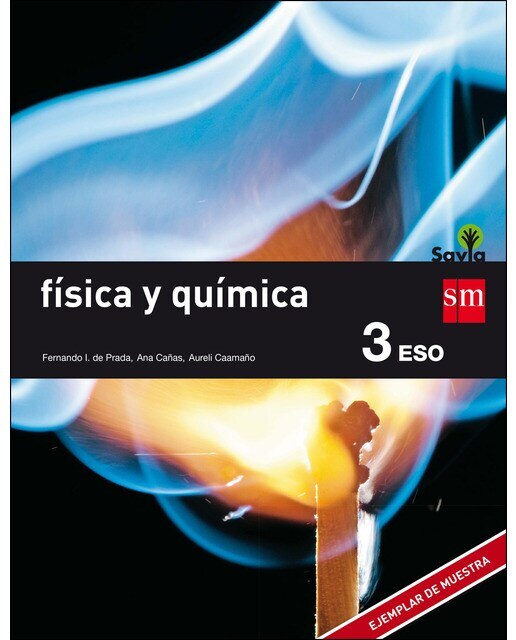 Portada de Física y química. 3 ESO. Savia (Tapa blanda).