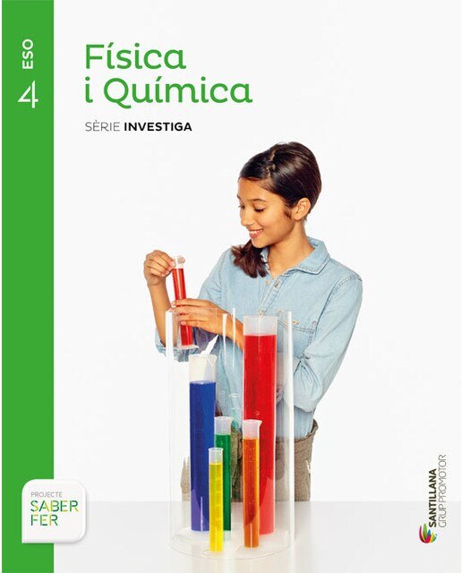 Portada de FISICA I QUIMICA SERIE INVESTIGA 4 ESO SABER FER (Tapa blanda).