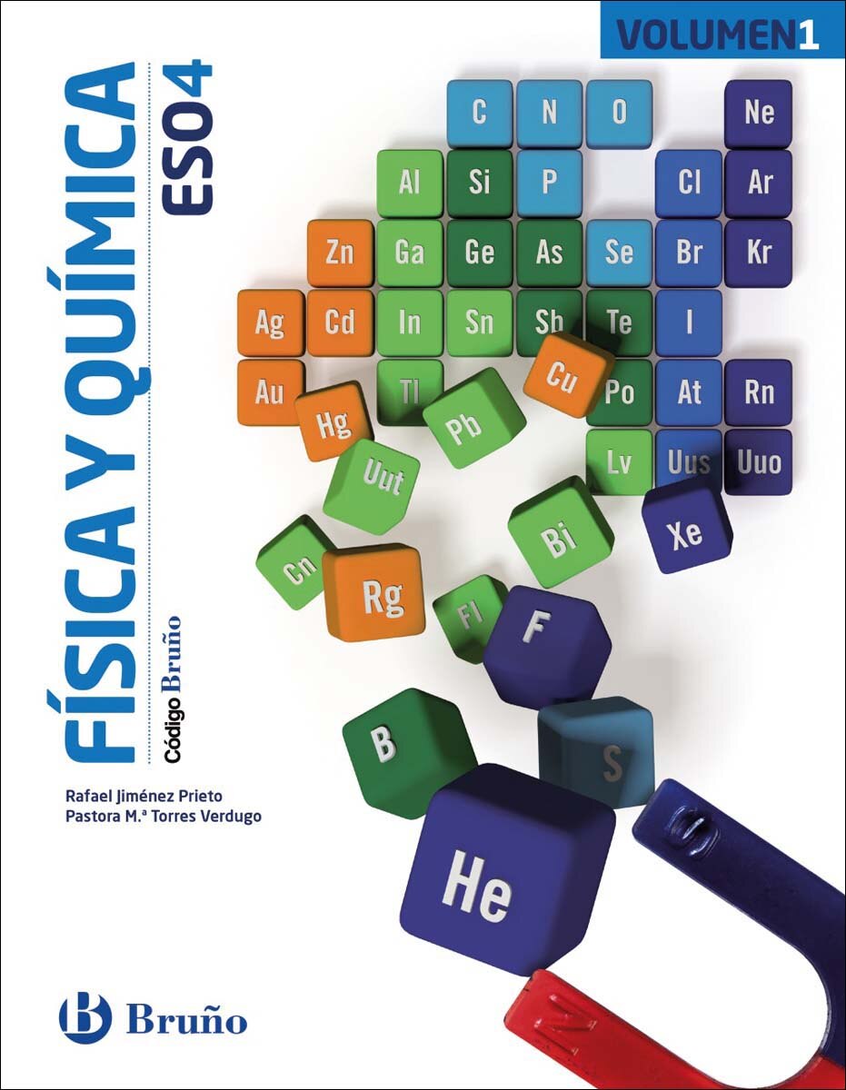 Portada de Código Bruño Física y Química 4 ESO - 3 volúmenes (Tapa blanda).