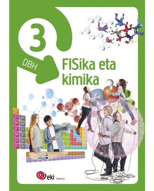 Portada de EKI DBH 3. Fisika eta Kimika 3 (Pack 3).