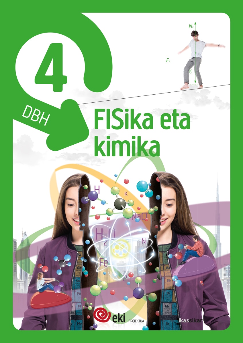 Portada de EKI DBH 4. Fisika eta Kimika 4 (Pack 3) (Tapa blanda).