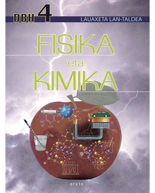 Portada de Fisika eta Kimika DBH 4 (Tapa blanda).