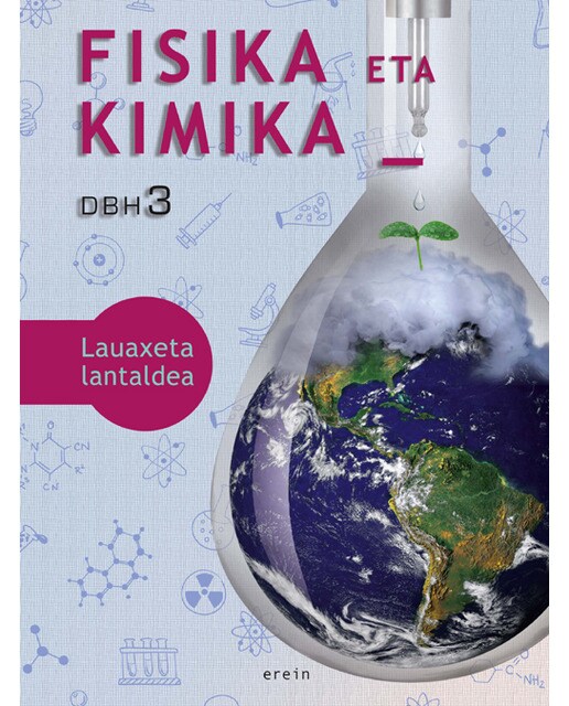 Portada de Fisika eta Kimika DBH 3 (Tapa blanda).