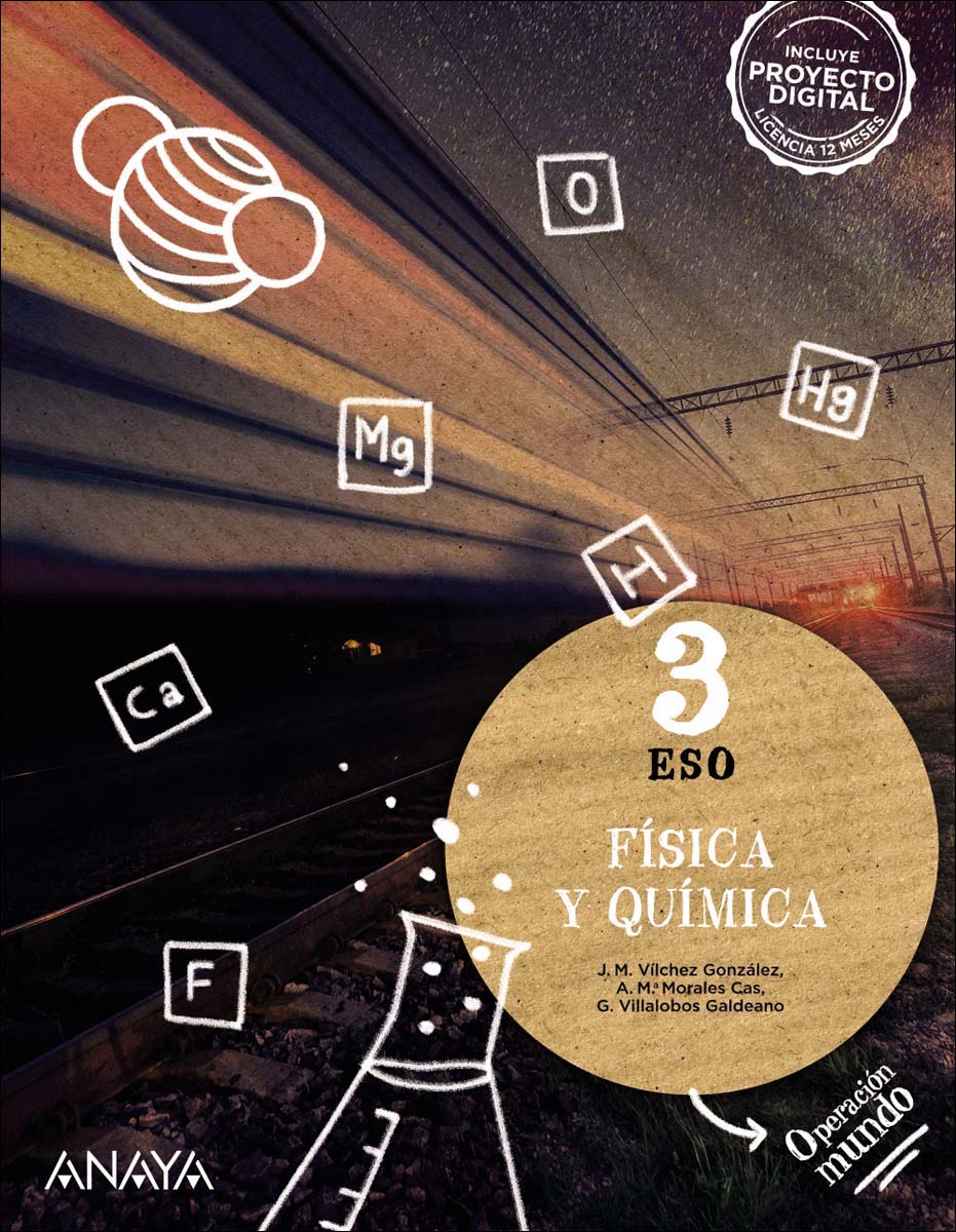 Portada de Física y Química 3. (Tapa blanda).