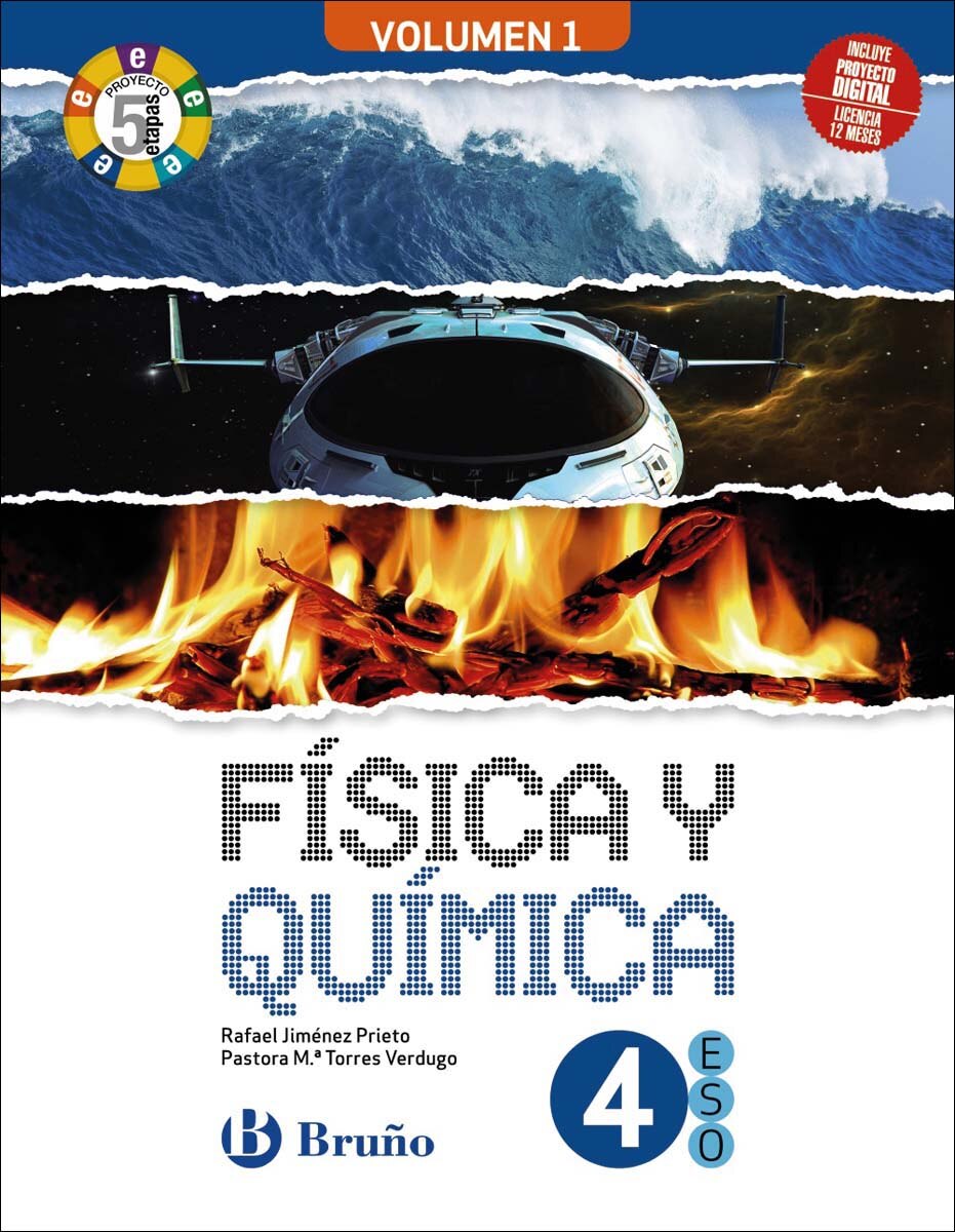 Imagen 0 de Física y Química 4 ESO 3 volúmenes Proyecto 5 etapas (Tapa blanda)