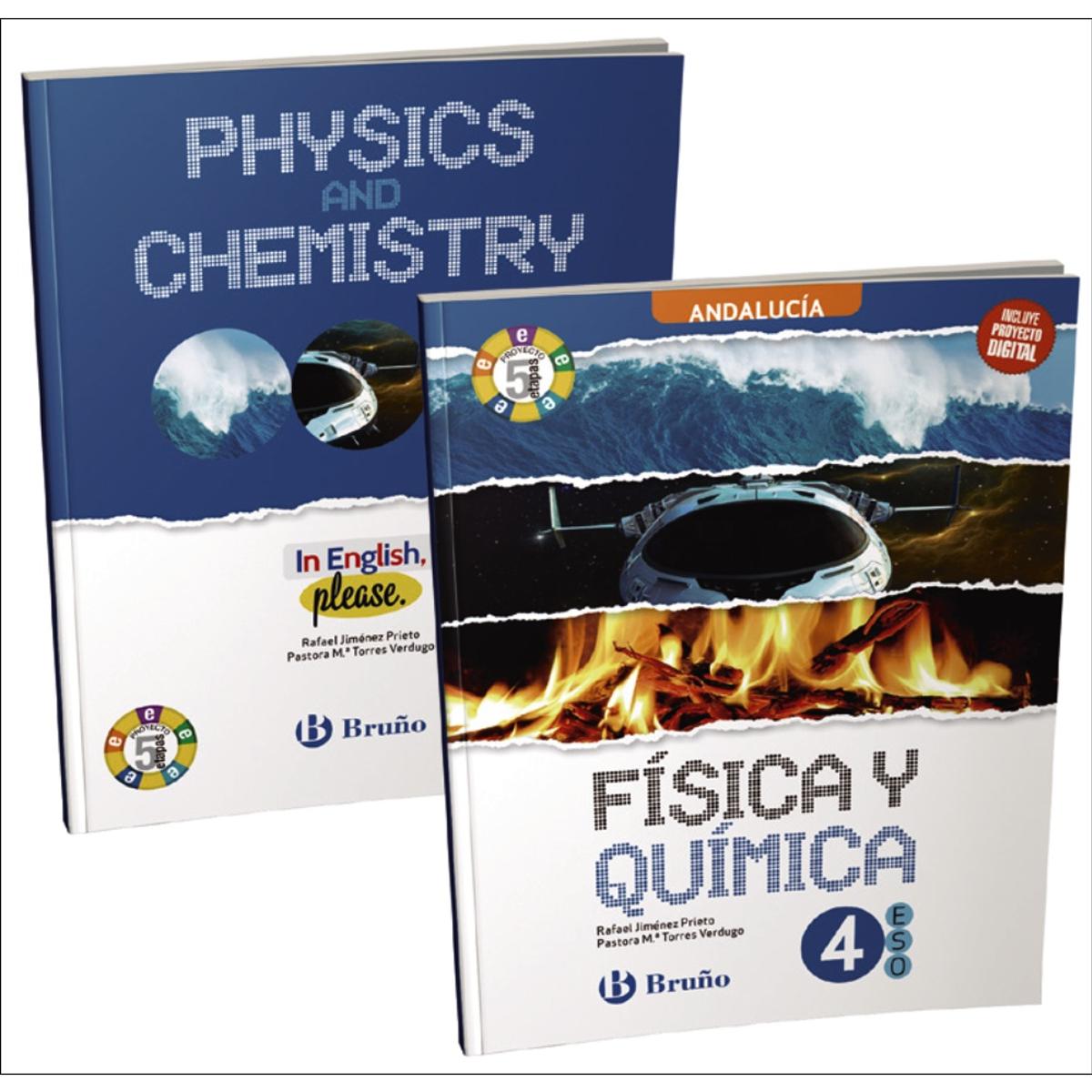 Imagen 0 de Física y Química 4 ESO + In English, please Physics and Chemistry 4 ESO (Tapa blanda)