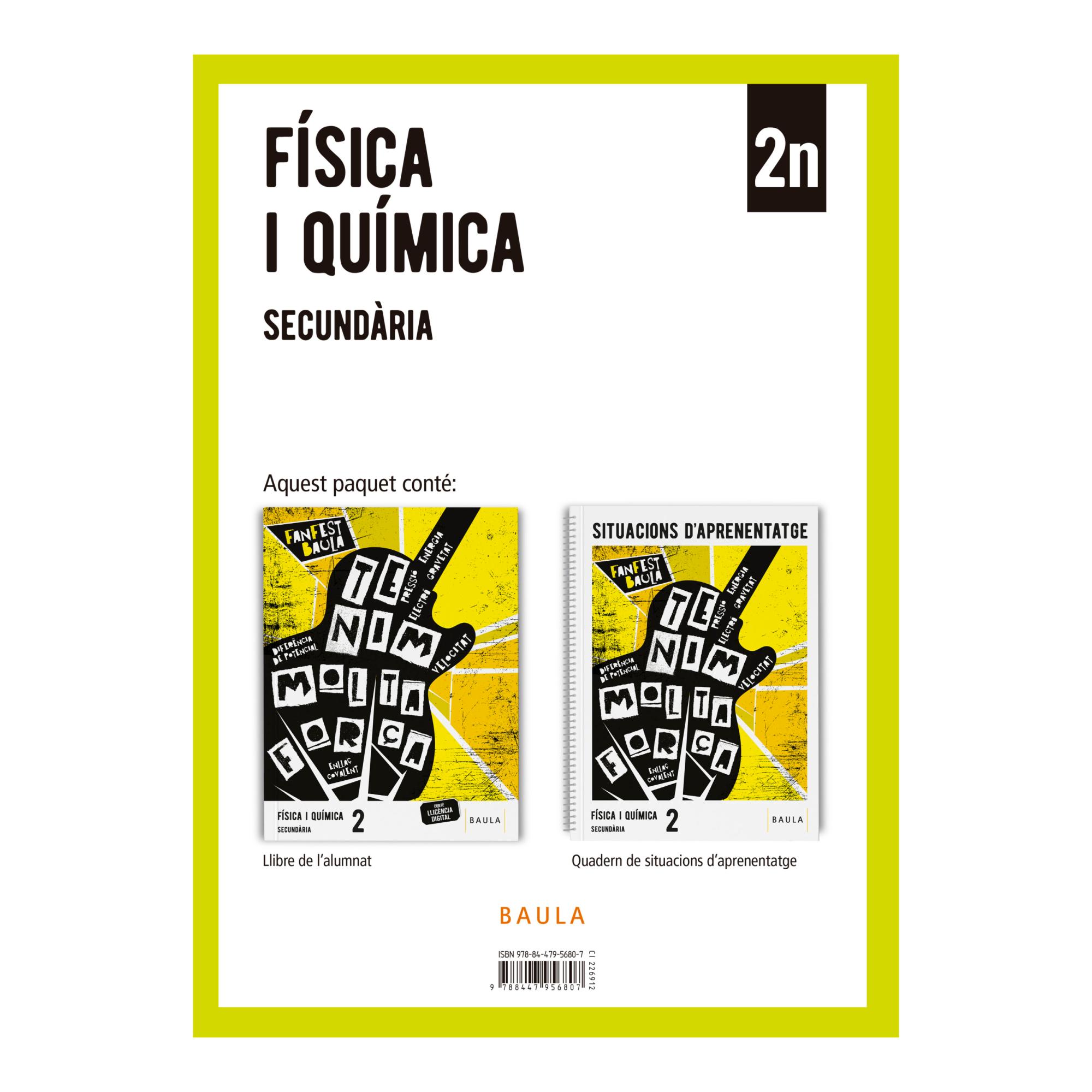 Imagen 0 de FÍSICA I QUÍMICA 2N ESO LA + QUADERN (Tapa blanda)