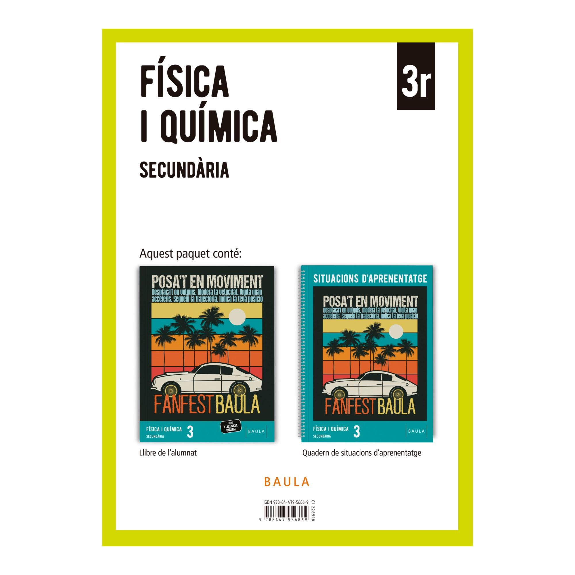 FÍSICA I QUÍMICA 3R ESO LA + QUADERN (Tapa blanda) 1