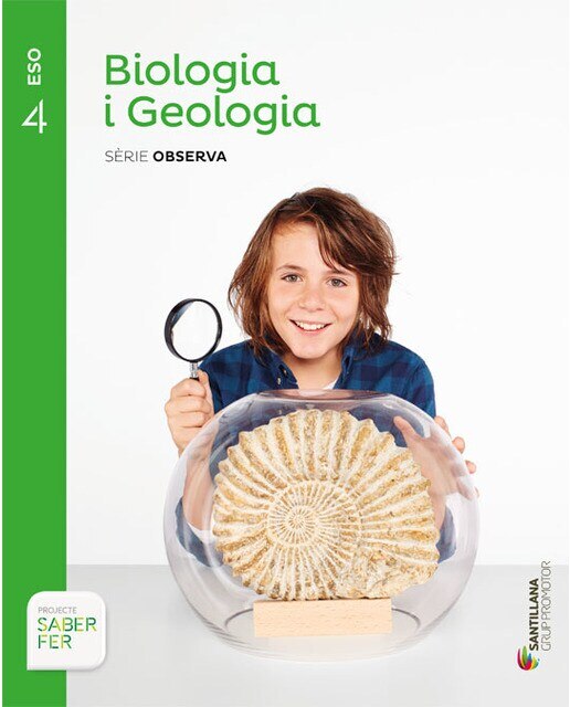 Portada de BIOLOGIA I GEOLOGIA SERIE OBSERVA 4 ESO SABER FER (Tapa blanda).