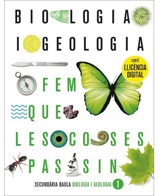 Portada de Biologia i Geologia 1r d'ESO LA FQLCP (Edició 2022) (Tapa blanda).