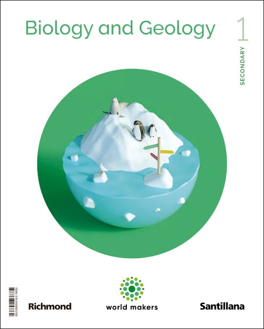 Portada de BIOLOGY & GEOLOGY 1 ESO WORLD MAKERS (Tapa blanda).