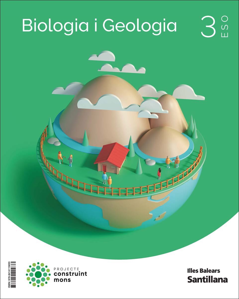 Portada de BIOLOGIA I GEOLOGIA 3 ESO CONSTRUINT MONS (Tapa blanda).