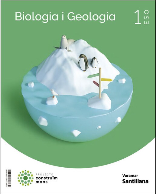 Portada de BIOLOGIA I GEOLOGIA 1 ESO CONSTRUIM MONS (Tapa blanda).