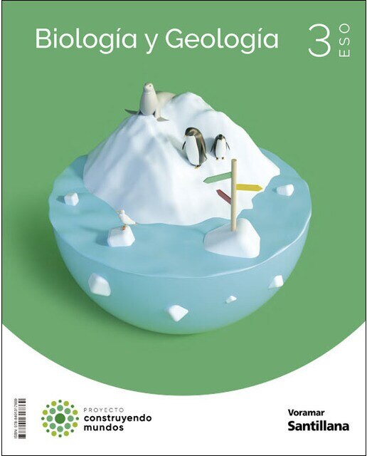 Portada de BIOLOGIA Y GEOLOGIA 3 ESO CONSTRUYENDO MUNDOS (Tapa blanda).