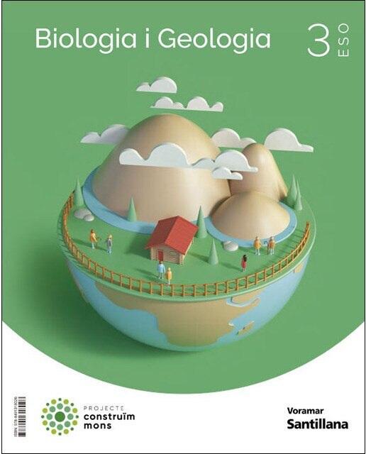 Portada de BIOLOGIA I GEOLOGIA 3 ESO CONSTRUIM MONS (Tapa blanda).