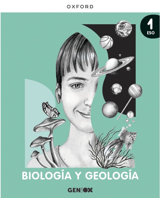 Portada de Biología y Geología 1º ESO. Libro del estudiante. GENiOX (Aragón).