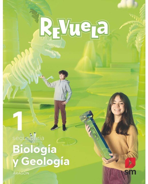 Portada de Biología y Geología. 1 Secundaria. Revuela. Aragón (Tapa blanda).