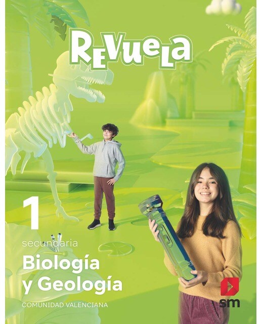 Portada de Biología y Geología. 1 Secundaria. Revuela. Comunidad Valenciana (Tapa blanda).