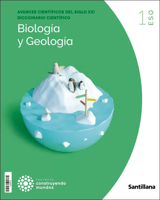 Portada de BIOLOGIA Y GEOLOGIA 1 ESO CONSTRUYENDO MUNDOS (Tapa blanda).