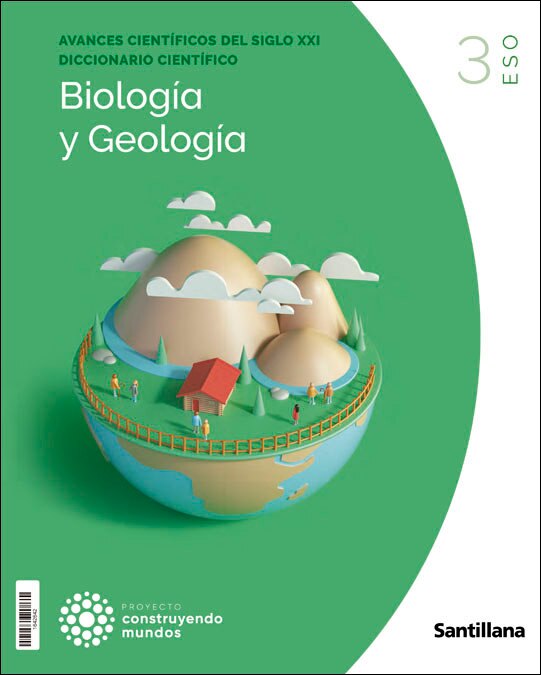 Portada de BIOLOGIA Y GEOLOGIA 3 ESO CONSTRUYENDO MUNDOS (Tapa blanda).