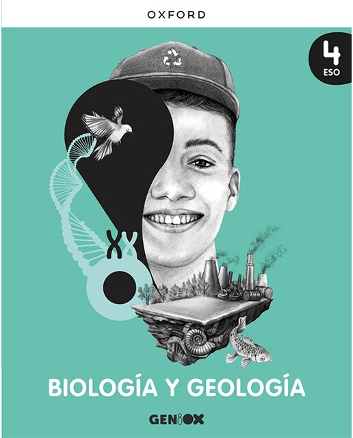 Portada de Biología y Geología 4º ESO. Libro del estudiante. GENiOX.