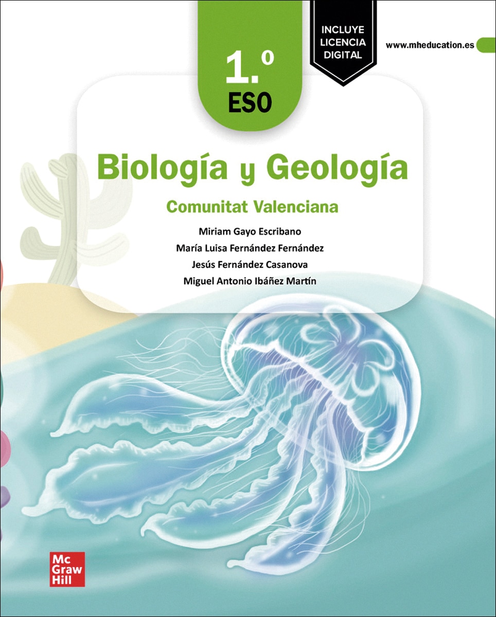 Portada de Biología y Geología 1.º ESO - C. Valenciana (Castellano) (Tapa blanda).