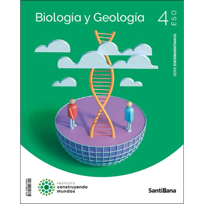 BIOLOGIA Y GEOLOGIA 4ESO EXPERIMENTAMOS CONSTRUYENDO MUNDOS SANTILLANA (Tapa blanda) 1