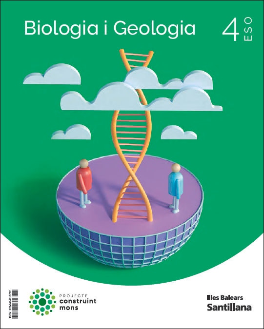Portada de BIOLOGIA I GEOLOGIA 4 ESO CONSTRUINT MONS (Tapa blanda).