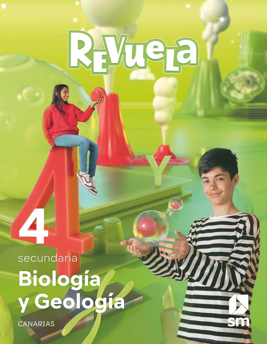 Imagen 0 de Biología y Geología. 4 Secundaria. Revuela. Canarias  (Tapa blanda)