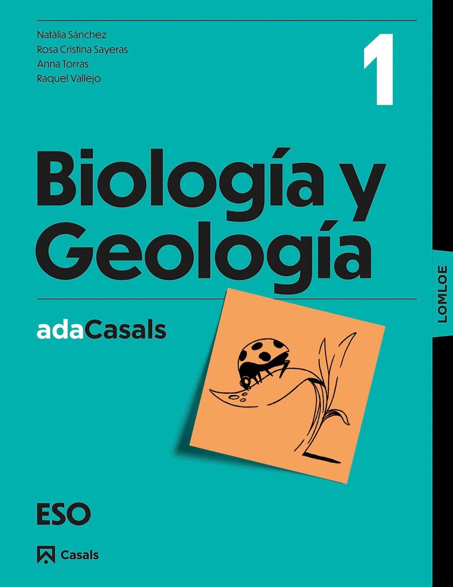 Portada de Libro guía Biología y Geología 1 ESO ADA LOMLOE.