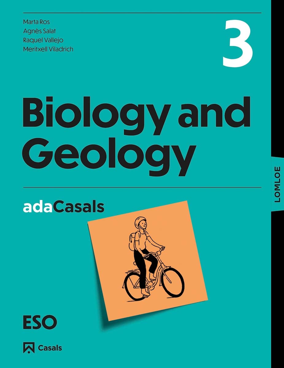 Portada de Workbook Biology and Geology 3 ESO ADA LOMLOE.
