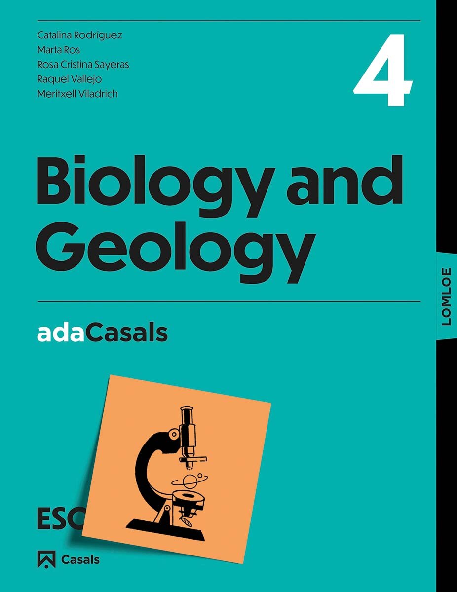 Portada de Workbook Biology and Geology 4 ESO ADA LOMLOE.