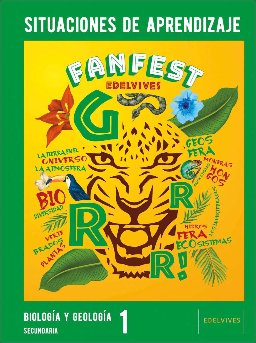 Portada de Proyecto: FanFest - Biología y Geología 1 ESO. Situaciones de aprendizaje (Tapa blanda).