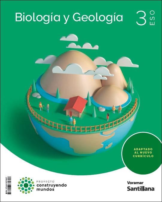 Imagen 0 de Biología y geología 3 ESO Construyendo Mundos Voramar (Tapa blanda)