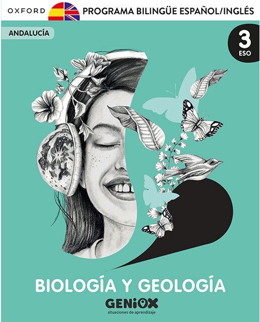 Portada de Biología y Geología 3º ESO. Pack Programa Bilingüe. GENiOX Situaciones de aprendizaje (Andalucía).
